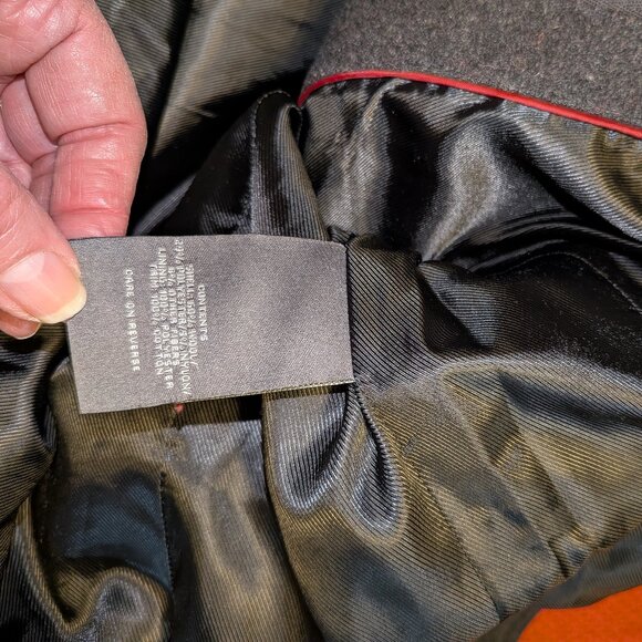 Women drak grey coat, knee length, Vince Camuto size small - Picture 8 of 8